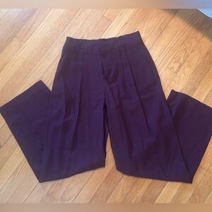 Plum trouser pants